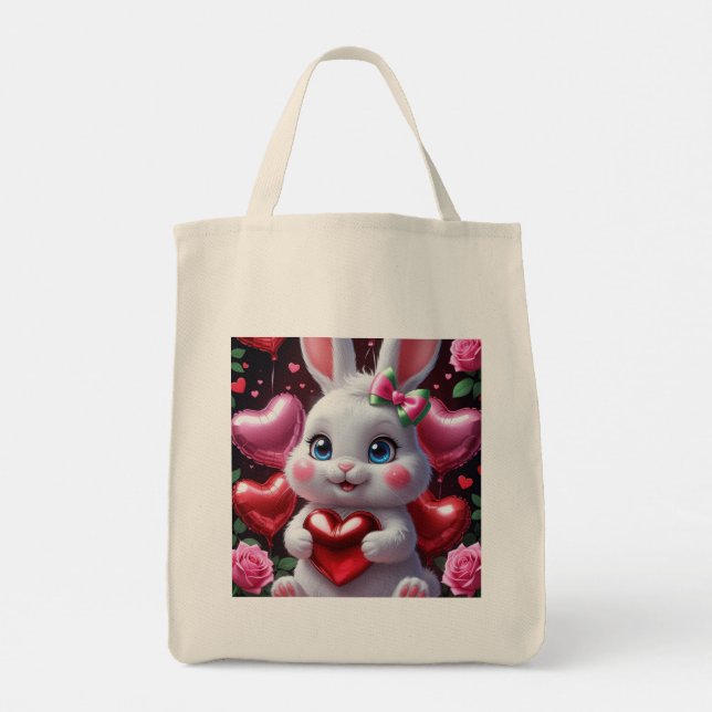 Tote Bag Adorable Lapin (Dos)