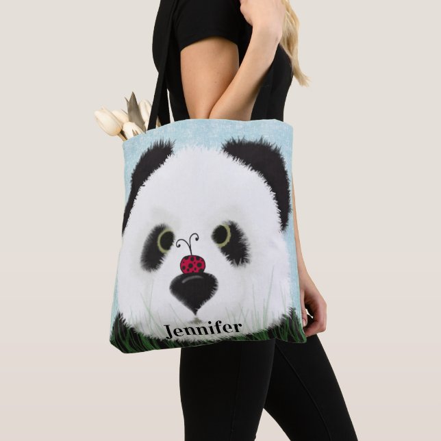 Tote Bag Adorable Ours De Panda (De près)