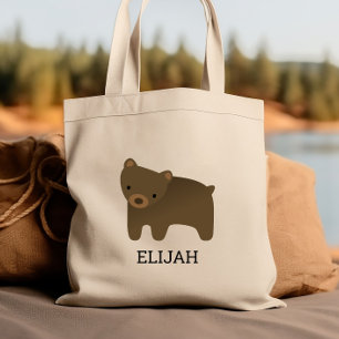 Tote Bag Adorables Oursons Personnalisés pour Enfants
