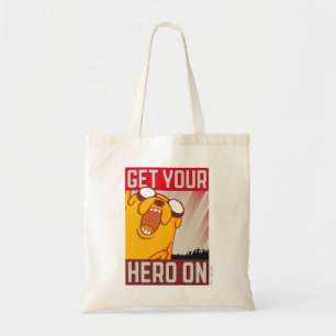 Tote Bag Adventure Time   Jake "Get Your Hero On"