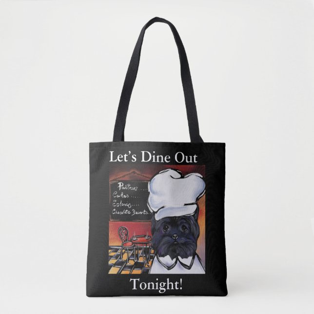 TOTE BAG AFFENPINSCHER (Devant)