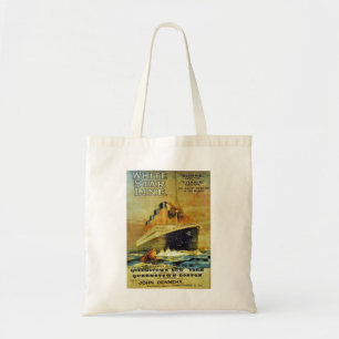 Tote Bag Affiche de la ligne Titanic White Star