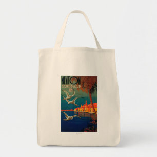 Tote Bag Affiche de voyage de la Côte d'Azur # 1