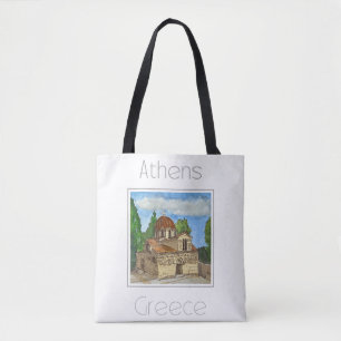 Tote Bag Affiche de voyage pour Athènes Grèce