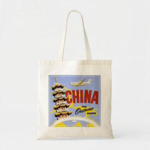 Tote Bag Affiche de voyage pour Northwest Orient Airlines