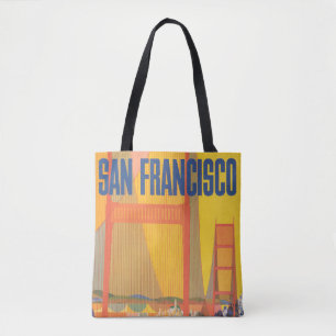 Tote Bag Affiche De Voyage Pour Vol Twa À San Francisco