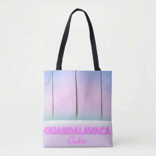 Tote Bag Affiche de voyage vintage cubaine Guardalavaca