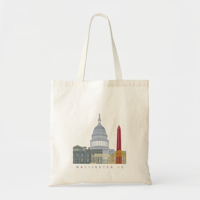 Tote Bag Affiche de Washington DC (Devant)