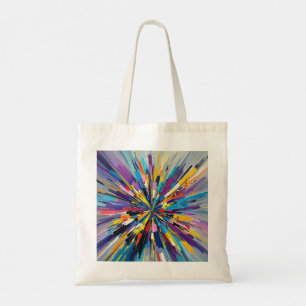 Tote Bag Affiche impressionnante design d'art abstrait