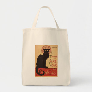 Tote Bag Affiche Noir de promo de chat noir de troupe de