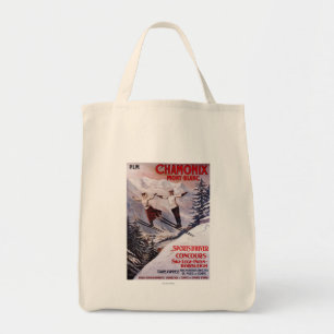 Tote Bag Affiche promotionnelle ski