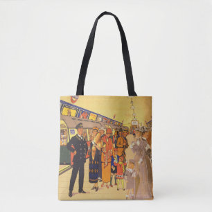 Tote Bag Affiche Publicitaire vintage Pour Londres Undergro