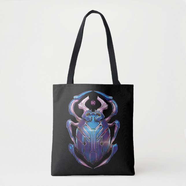 Tote Bag Affiche théâtrale Blue Beetle Scarab (Devant)