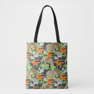 Tote Bag Africain, safari, Faune