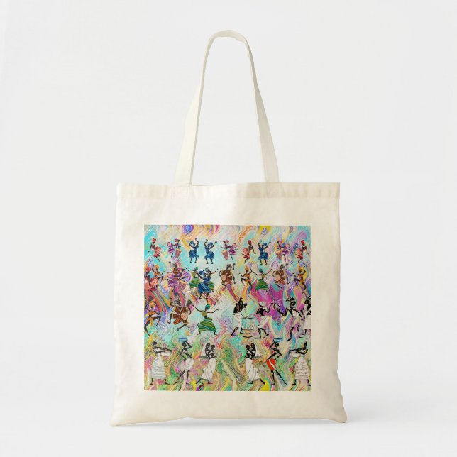 Tote Bag African Feast: Rhythms of Unity  (Devant)