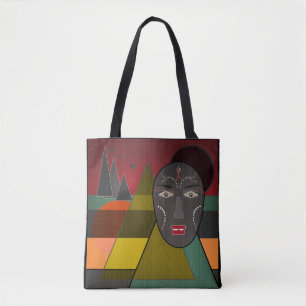 Tote Bag African mask