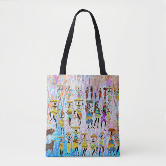 Tote Bag African Village