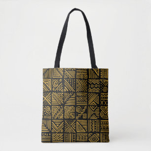Tote Bag Afrique clash vintage sans couture motif dans l'et