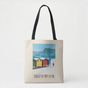 Tote Bag Afrique du Sud   Plage de Muizenberg