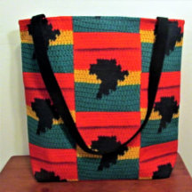 Afrique Noir Rouge Or Vert Crochet Artiste Impress