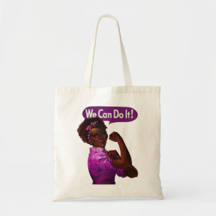 Tote Bag Afro-américain Rosie le Riveter Histoire noire R