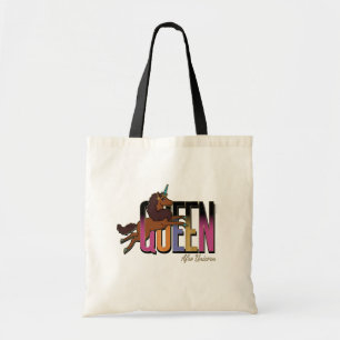 Tote Bag Afro Unicorn Queen Design