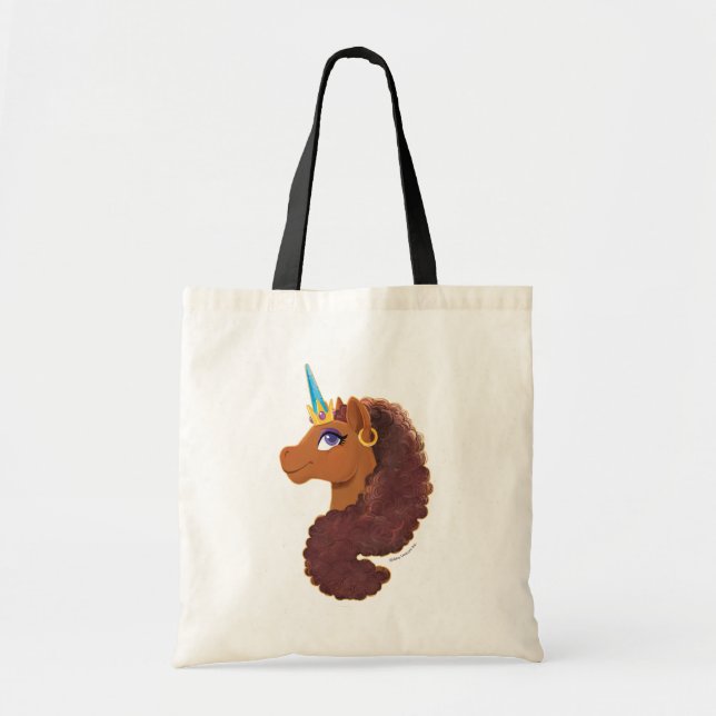 Tote Bag Afro Unicorn | Unique (Devant)