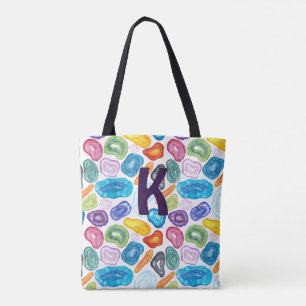 Tote Bag Agate, quartz, deux côtés et tailles - Personnalis