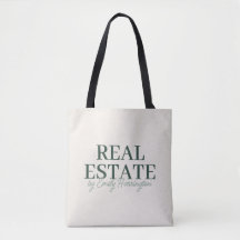 Agent immobilier vert moderne