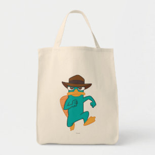 Tote Bag Agent P en cours d'exécution