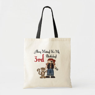 Tote Bag Ahoy Matey Pirate 3ème Anniversaire Tshirts et cad