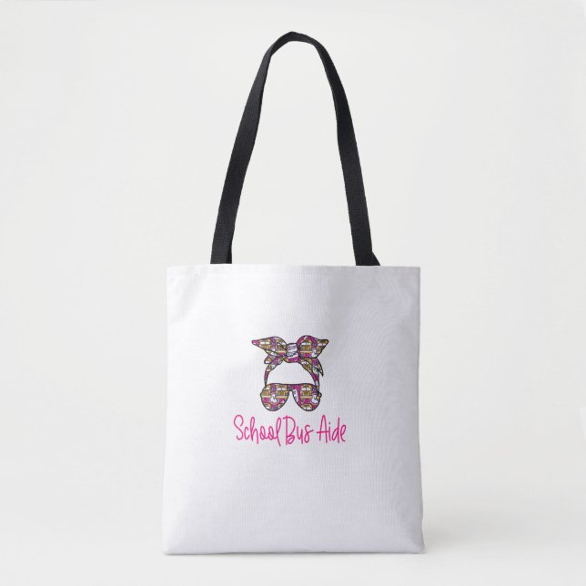 Tote Bag Aide aux autobus scolaires (Devant)