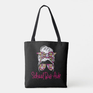 Tote Bag Aide-cadeau pour chauffeur d'autobus scolaire