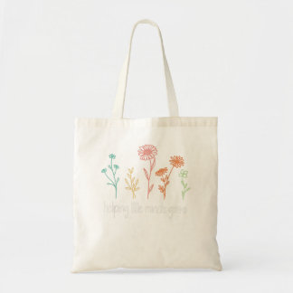 Tote Bag Aider les petits esprits à se développer Fleur sau