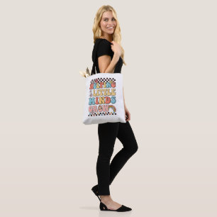 Tote Bag Aider Little Minds Grow rétro offre d'enseignants