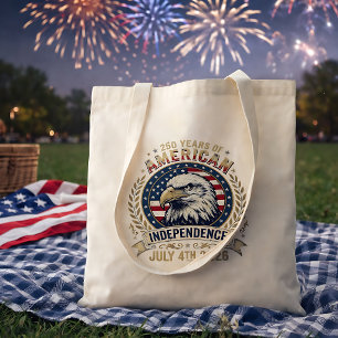 Tote Bag Aigle américain 250 ans anniversaire de l'indépend