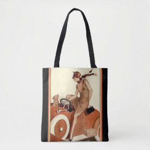 Tote Bag Aileron résistant Fourre-tout d'art déco