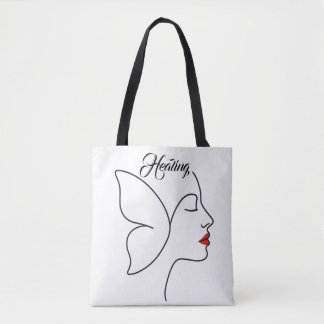 Tote Bag Ailes émergentes - Enveloppement de papillons cach