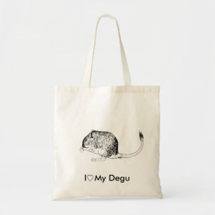Tote Bag Aimez mon Degu - Fourre-tout
