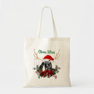 Tote Bag AJOUTER LE NOM - Joli Noël Nubian bébé chèvre goat
