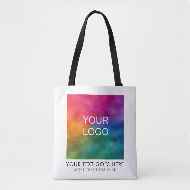 Tote Bag Ajouter le texte du logo de votre entreprise (Devant)