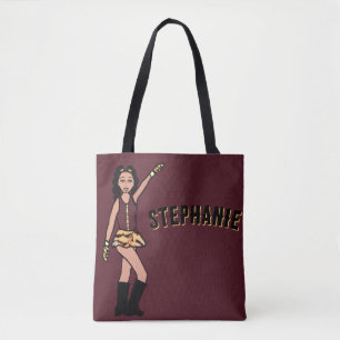 Tote Bag Ajouter Un Nom Maroon Tiger Style #2