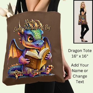 Tote Bag Ajouter Un Texte De Nom, Facilement Distrait Par L