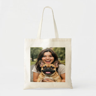 Tote Bag Ajouter une photo de Bouledogue Français Personnal