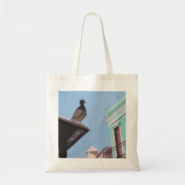 Tote Bag Al Balcon de Paloma Frente (Devant)