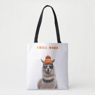 Tote Bag AL-PACO Alpaga de rue personnalisé Streetwear