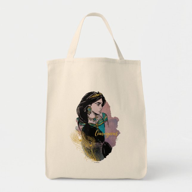 Tote Bag Aladdin | Courageux Jasmine (Devant)
