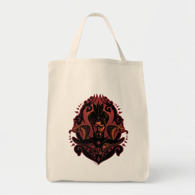 Tote Bag Aladdin | Graphisme Jafar & Cobras (Devant)