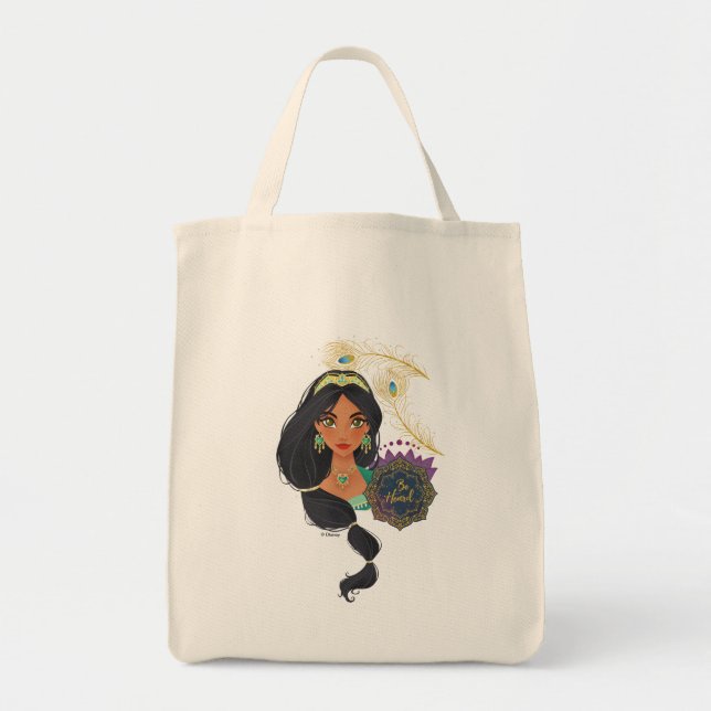 Tote Bag Aladdin | Jasmine "Soyez entendu" (Devant)
