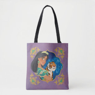 Tote Bag Aladin  Graphisme Bijoux De Jasmin Et De Raja